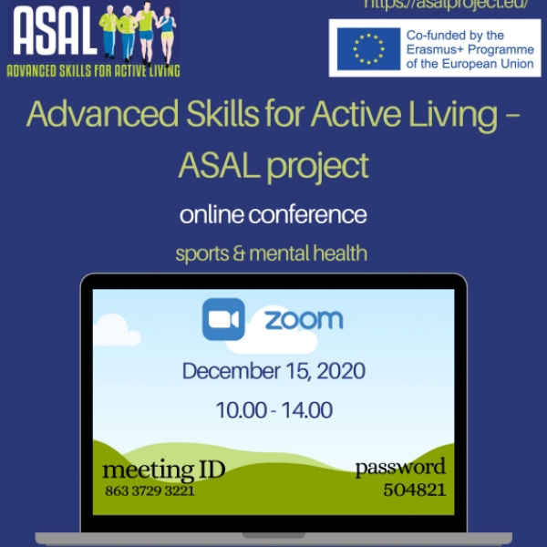 Ολοκλήρωση Διαδικτυακού Συνεδρίου του Ευρωπαϊκού Έργου ASAL