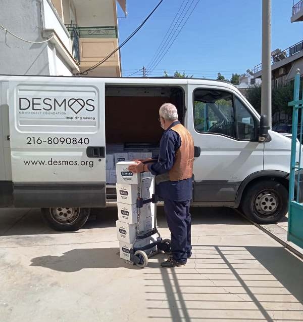 Δ.Τ.: Δωρεά αντισηπτικών από τον οργανισμό «ΔΕΣΜΟΣ»